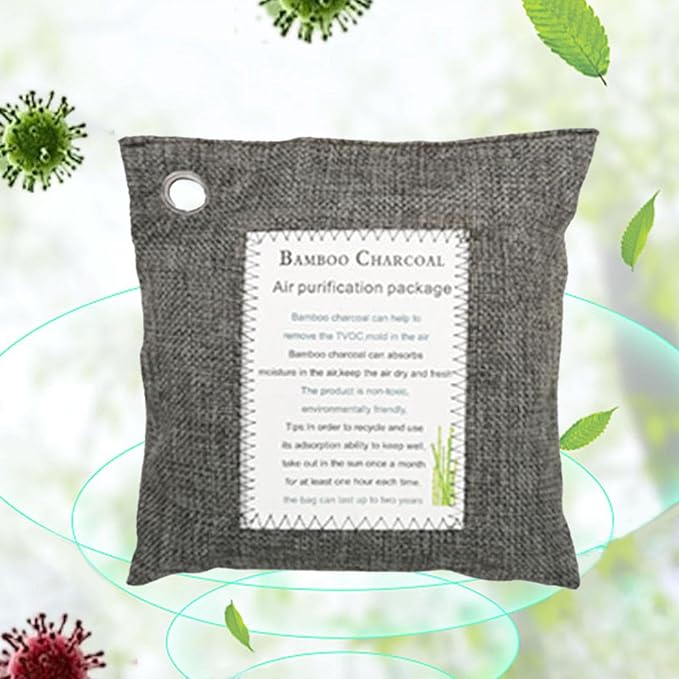 Shoe Deodorizers Bag for Sports Boxing Gloves, Absorb Reduce Odors Moisture Smell Remover for Home Office Car Closet- 500g Gray