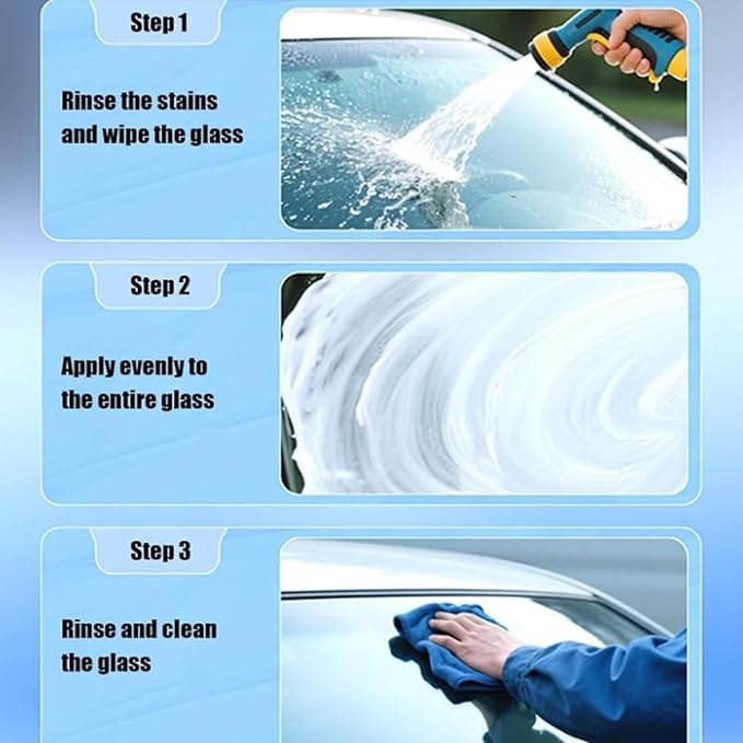 Multi‑surface Oil Film Cleaning Brush for Auto & Household Glass – Glass Cleaning Board,Handheld Glasses Oil-Film Remover,Roll-On Automotive Window Cleaner Windshield,Universal Cleanings Board (1)