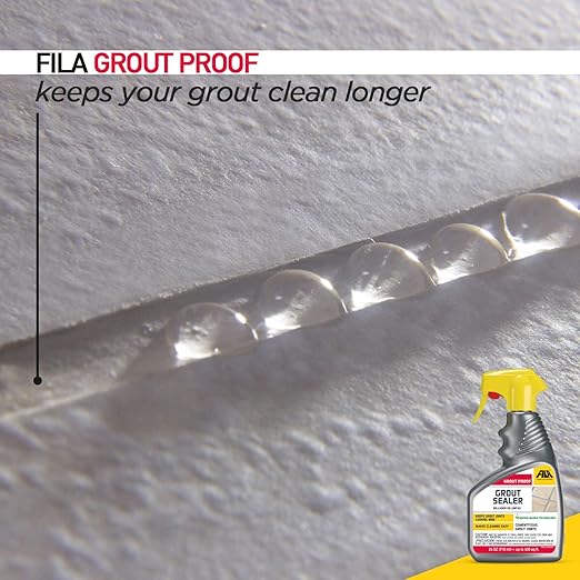 FILA Grout Sealer Spray Filagrout Proof 24 OZ, Grout Sealer for Tile and Stone, Eco-friendly