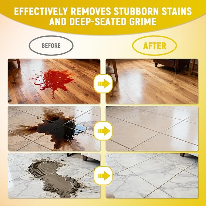 82 FL OZ/2.42 L Lemon Scent Floor Cleaning Solution Compatible with Tineco iFLOOR 2/3/5 & FLOOR ONE S3/S5/S6/S7 PRO, Floor Cleaner for All Cordless Wet/Dry Vacuum & Robot Vacuums Mop