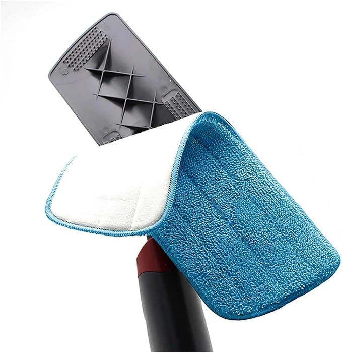Replacement Microfiber Cleaning Cloth 14 X 46cm Water Spray Mop Pad For Flat Rotary Mop Machine Accessories(Red)