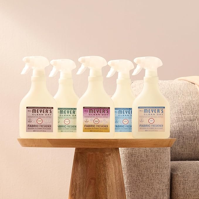 MRS. MEYER'S CLEAN DAY Fabric Freshener, Compassion Flower Scent, 20 Ounce Bottle