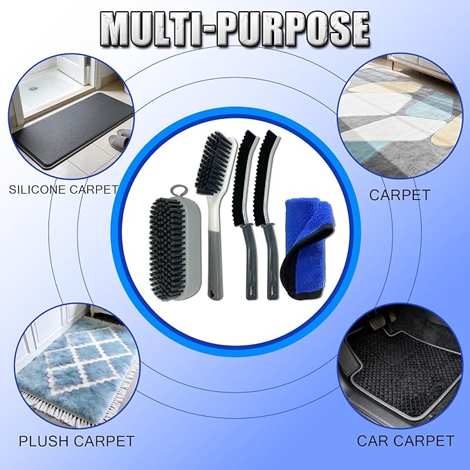 Carpet Cleaning Brush, Car Carpet Cleaner Brush,Rug Brush Scrubber,Carpet Scrub Brush