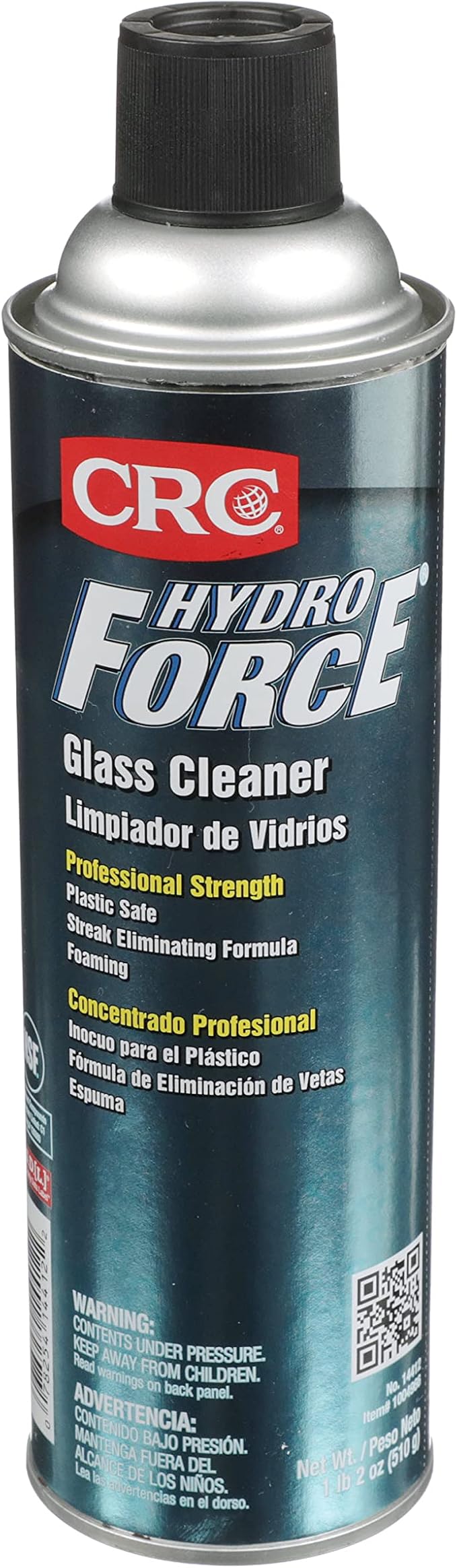 CRC HydroForce Glass Cleaner 14412 – 18 WT. OZ., Professional Strength Cleaning Solution