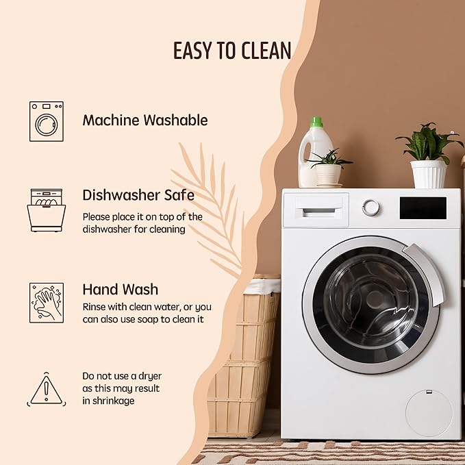 Swedish Dishcloths for Kitchen, 5 Pack Reusable Paper Towels Washable, Super Absorbent Kitchen Towels, No Odor Dish Rags, Biodegradable, Quick Drying, Dishwasher Safe