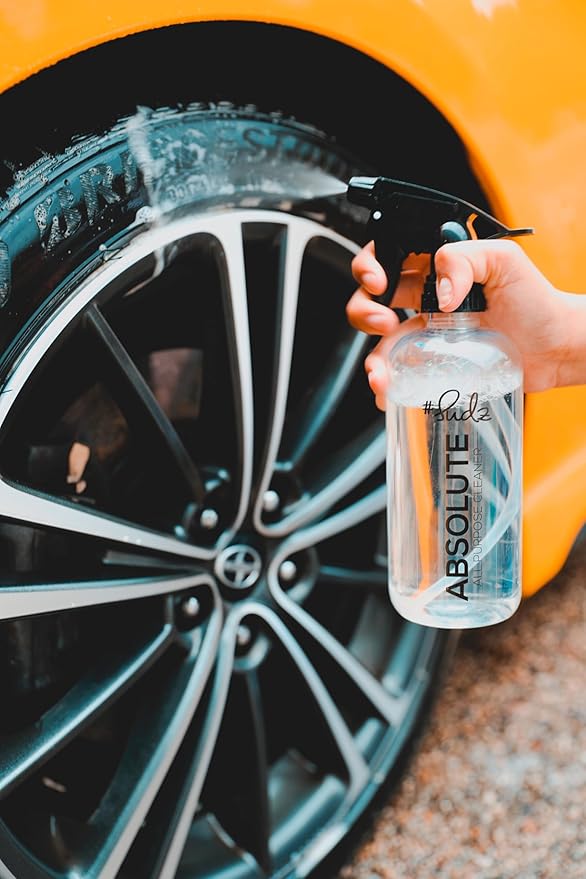 Absolute All Purpose Cleaner - Cleans leather, fabric, tires, wheels, engine bay, vinyl, shoes, + more - 16 oz.