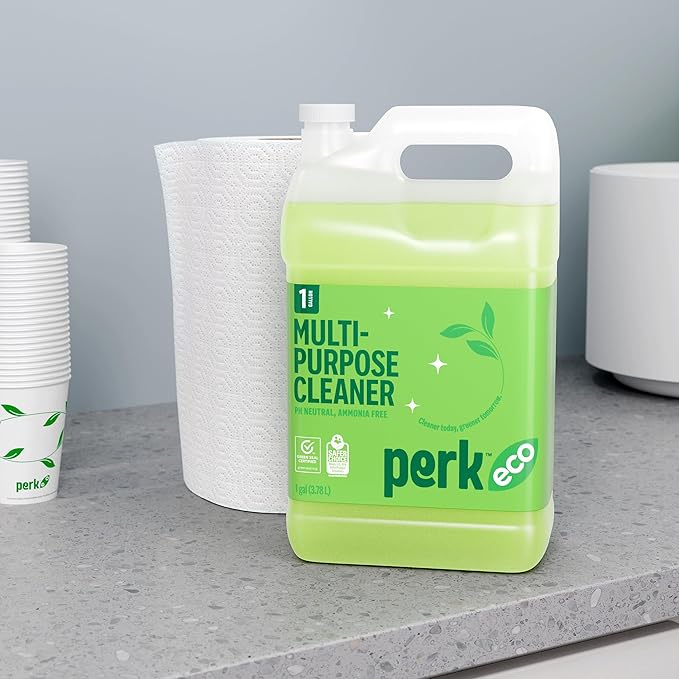 Sustainable Earth Ready‑to‑Use All‑Purpose Cleaner Refill, 1‑Gallon Bottle — Multi‑Surface Cleaning Solution for Kitchens, Floors & Commercial Facilities