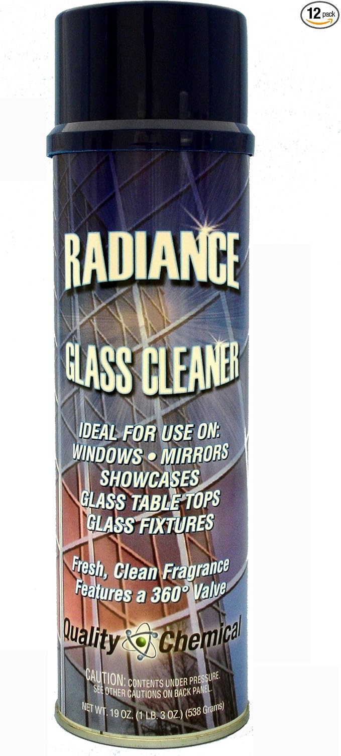 Quality Chemical Radiance Glass Cleaner - 12 cans