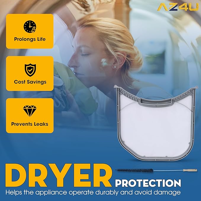 Dryer Lint Filter Screen Trap Replaces For LG DLGX3701W DLGX4271W DLGX4071W DLGX3371V DLGX3361V DLGX3361W DLGX3371W DLGX3361R DLGX3371R DLGX3701V DLGX2802W DLGX3571W DLGX4371W DLGX3886W DLGX4271W