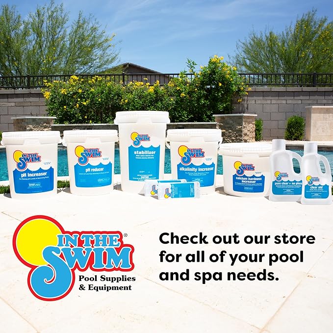In The Swim A+ Pool Stain Remover - 100% Ascorbic Acid - Professional-Grade Metal & Organic Stain Treatment - 2 Pound - 2 Pack