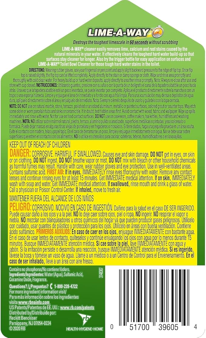 LIME-A-WAY® Liquid Toggle Top