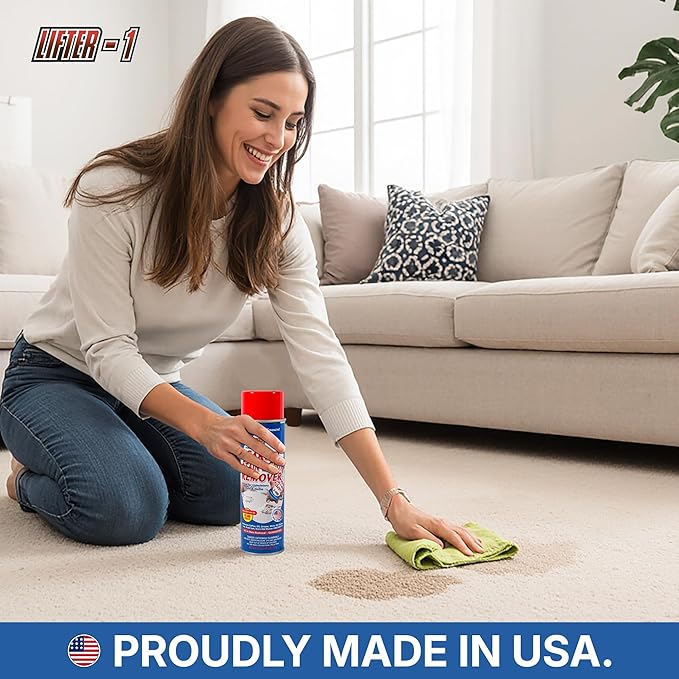 Carpet Spot Remover, Stain and Red wine Remover and Spot Treatment for Oil, Grease, Urine, Cleaning Performance for Rugs, Upholstery, Fabrics Pack of 1