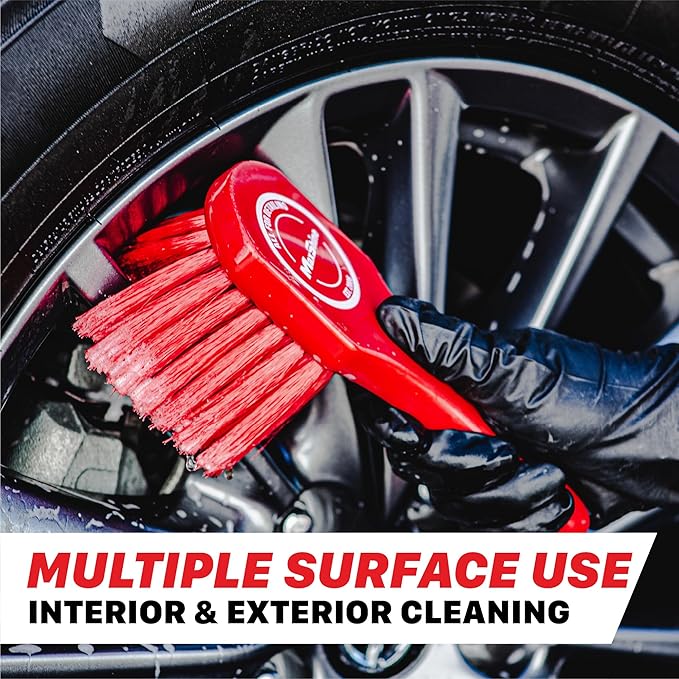 Maxshine Universal Soft Exterior & Wheel Cleaning Brush – Durable Detailing Brush for Cars, Trucks, SUVs, RVs & Motorcycles – Safe for Cleaning Rims, Engine Bays, Plastics & Interior Surfaces