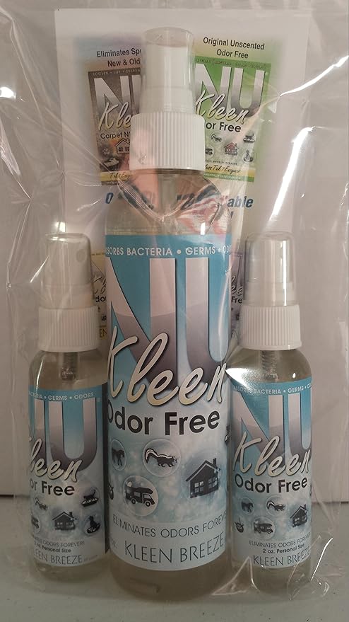 NuKleen Odor Free - Kleen Breeze - 9 oz (2) 2oz.