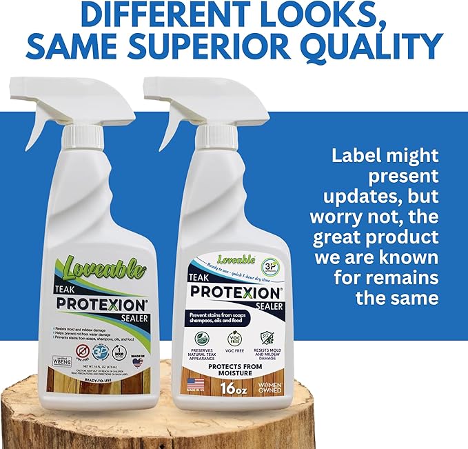 EcoDecors Loveable 16oz Teak Protexion Sealer Spray - 2 Pack