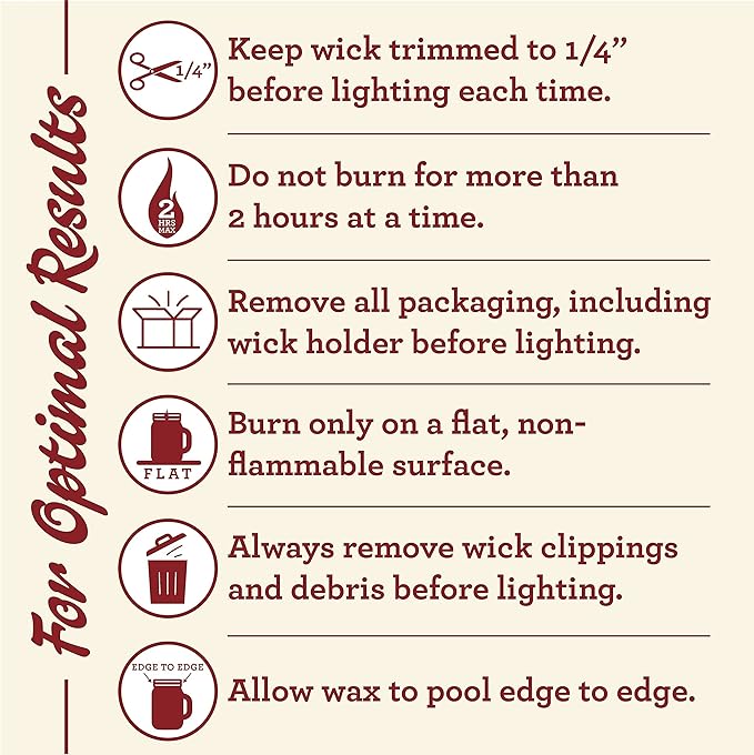 Our Own Candle Company Caramel Pecan Scented Mason Jar Candle, 100 Hour Burn Time - 13 Ounces
