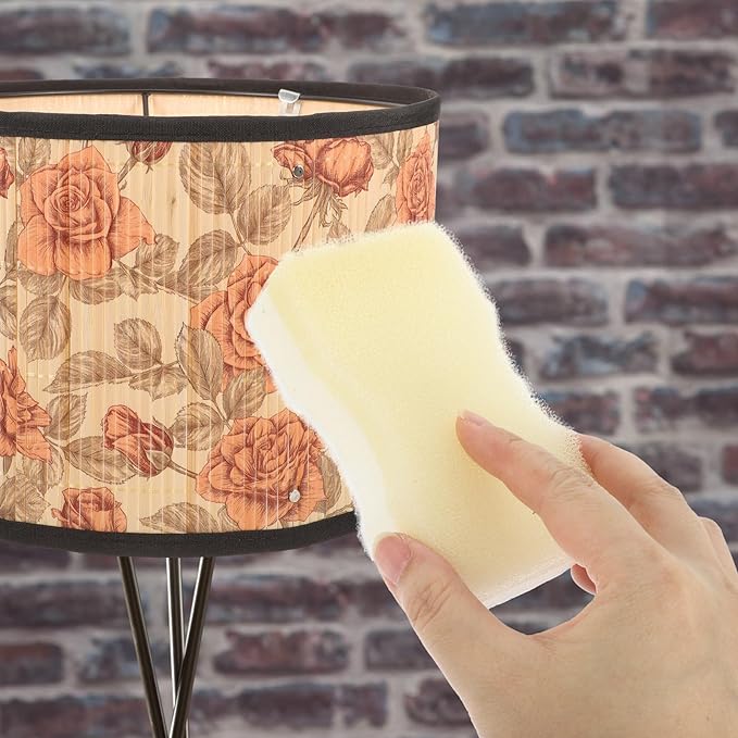 Didiseaon 15pcs Lampshade Cleaner Fabric Cleaning Sponges Reusable Dry Soot Sponge for Removing Dust and Pet Fur on Curtains and Lampshades Household Cleaning Tools