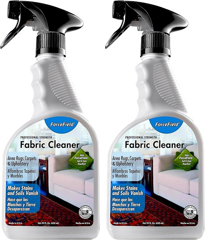 ForceField - Fabric Cleaner - Remove, Protect, and Deep Clean - 22oz (2 Pack (22oz))