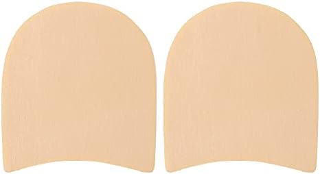 Rubber Half Shoe Soles, Anti Slip Sole Pad Replacement Thicken Sole Pad Shoe Repair Accessories DIY Shoe Repair Replacement(Beige)