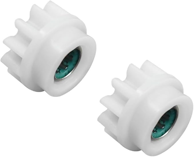 2Pieces White Mop Pedal Broom Spin Replace One Way Clutch Bearing Bucket Gear for OCedar Easywring RinseClean Mop Bucket Spinner Foot Pedal Replacement，Household Mop Mopping，Buckets