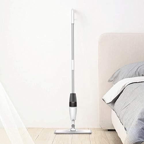 Water Spray Mop Sweeper Rod Carbon Fiber dust Cloth 360 Rotating Cleaning Cloth 350ml Tank