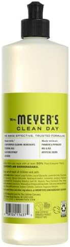 Mrs. MEYER'S CLEAN DAY Pear Tree Scent, Room Freshener 8 Fl Oz, Multi-Surface Cleaner 16 Fl Oz, Hand Soap 12.5 Fl Oz, Dish Soap 16 Fl Oz, 1 CT (Variety Pack)
