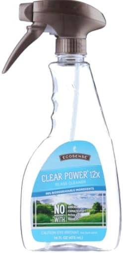 Melaleuca Clear Power Glass Cleaner - 12x Concentration - 8 ounce | Mixing Spray Bottle Included