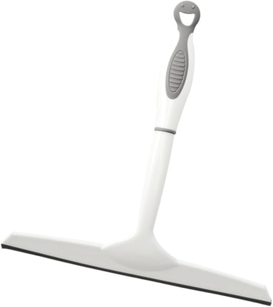 1Pc Multipurpose Nonslip Glass Wiper Scraper with Handle Window Cleaner for Bathroom Tile and Convenient Durable Tool for Quick Stain Removal and Surface Care