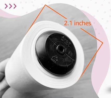 Lint Roller Cover - Up to 2.1" Diameter Roller for Lint Rollers Brands, Protecting Cover for Extra Sticky Roller, 2 Pack, Black Dog Covers