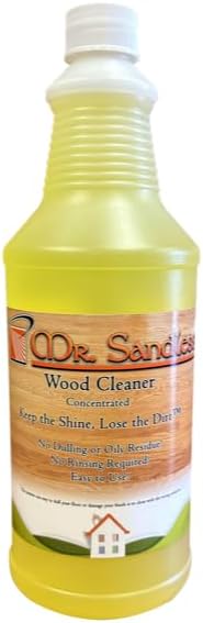 Brand Wood Floor Cleaner, Concentrated Formula, Safe Cleaning for all Type Floors Wood, Engineered, Laminates, LVP/LVT and Tile, Makes 16 Gallons, 32 oz, 1 qt