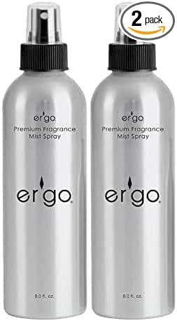 Ergo Modern Premium Air Freshener, Room Spray, Linen Spray, Aromatherapy Spray and Odor Eliminator, Luxury Quality Mist Spray Base (8 fl. oz - Pack of 2 - Ocean Breeze)