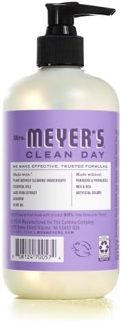 Mrs. MEYER'S CLEAN DAY Liquid Hand Soap 12.5 Fl Oz Each, Lilac, Daisy, Fresh Cut Grass, 1 CT (Variety Pack)