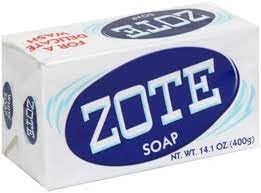 (PACK OF 9 BARS) Zote WHITE Laundry Bar Soap, with Even MORE Whitening Power & Satin Remover. Light Fresh Scent! Safe for delicate clothes! (9 Bars, 14.1oz Each Bar)