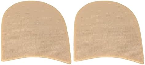 Rubber Half Shoe Soles, Anti Slip Sole Pad Replacement Thicken Sole Pad Shoe Repair Accessories DIY Shoe Repair Replacement(Beige)