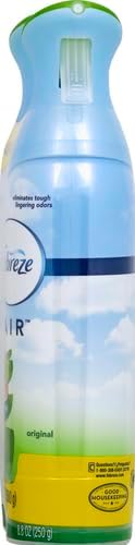 Febreze Air Mist Air Freshener Spray, Odor-Fighting Room Spray, Air Fresheners for Home and Bathroom and Kitchen, Aerosol Can, Gain Original Scent, 8.8oz (Pack of 2)