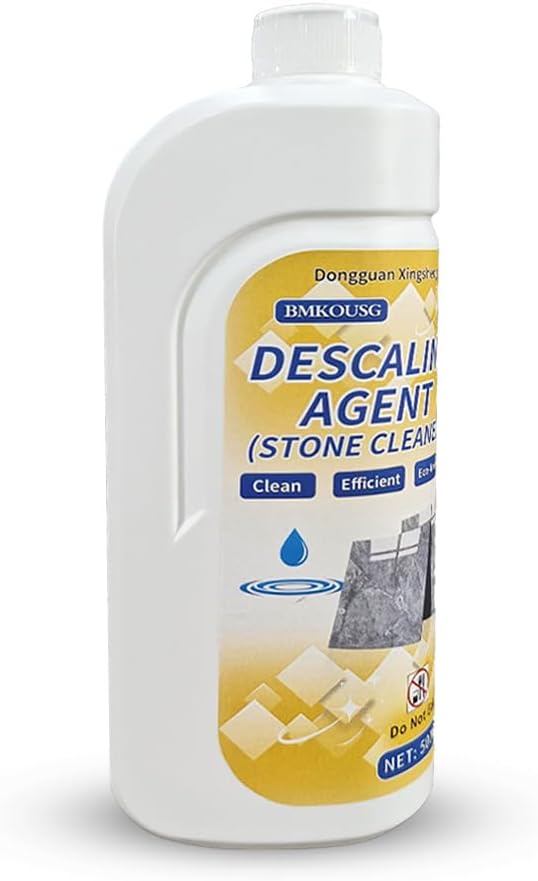 500ml Granite Cleaner Marble Stain Remover Quartz Countertop Stain Remover Tile Descaling Agent Stone Stain Cleaner - Powerful Cleaning Agent for Granite, Marble, Quartz, Tile