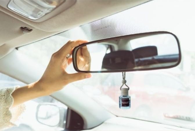 Car Air Freshener Hanging, Essential Oil Diffuser for Cars 1 OZ, Cute Car Accessories, C ar Air Freshener Refill, Long-Lasting Fragrance Refill, Car Diffuser Refill Made in USA | HoneySuckle Jasmine