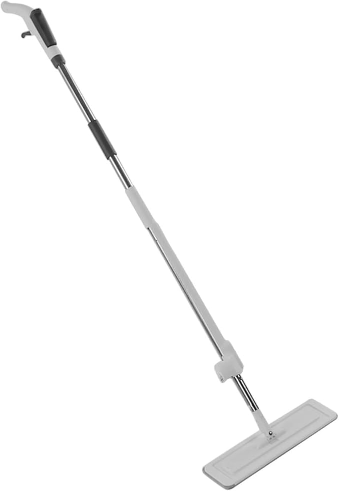 2 in 1 Spray Mop Free Hand Washing Flat Mop Wet Dry Floor Household Tool 36CM Panel Effectively Wiper Micro The Particles Function Removing on Removing (38CM Panel)