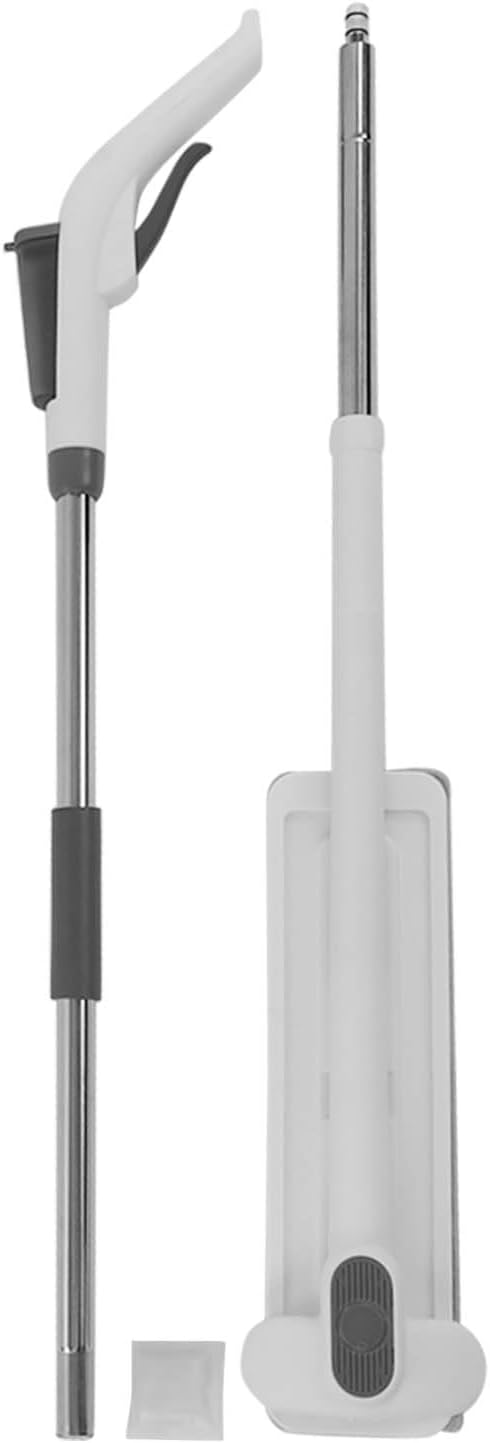 2 in 1 Spray Mop Free Hand Washing Flat Mop Wet Dry Floor Household Tool 36CM Panel Effectively Wiper Micro The Particles Function Removing on Removing (38CM Panel)