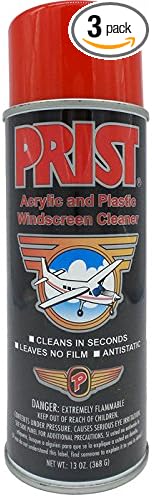 Set of 3 Prist Acrylic and Plastic Windscreen Cleaner