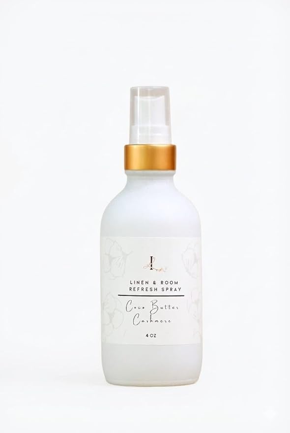 Room & Linen Spray – Long-Lasting Odor Eliminator – Luxury Home Fragrance Mist – 4 oz – Phthalate-Free & Highly Scented (COCO BUTTER CASHMERE)