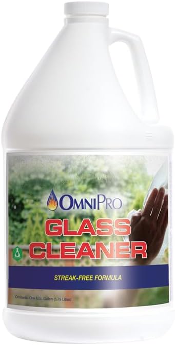 Glass Cleaner, Professional Strength, Streak-Free Formula, 1 Ready to Use Gallon