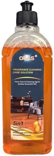 Multipurpose Floor Cleaner - Deep Stain Removal, Deodorizing & Floor Protection - Quick Drying, No Residue/Streak-Free, No Secondary Cleaning for Home Office Commercial Floors(OGAS地板清洁剂100ML)