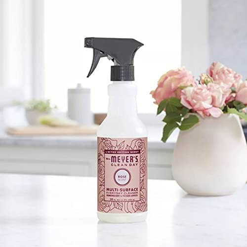 Mrs. MEYER'S Clean Day All-Purpose Cleaner Spray 16 Fl Oz (Rose)
