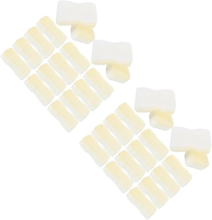30pcs Gelloo White Cleaning Sponge Dryer Cleaner Dust Sponge for Lampshade Fabric Cleaning Tool