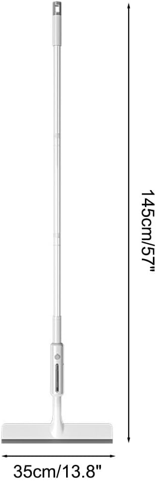Window Cleaning Squeegee, Window Spray Cleaning Mop with Extension Pole & Cleaning Fabric for Windows Bathrooms Mirrors