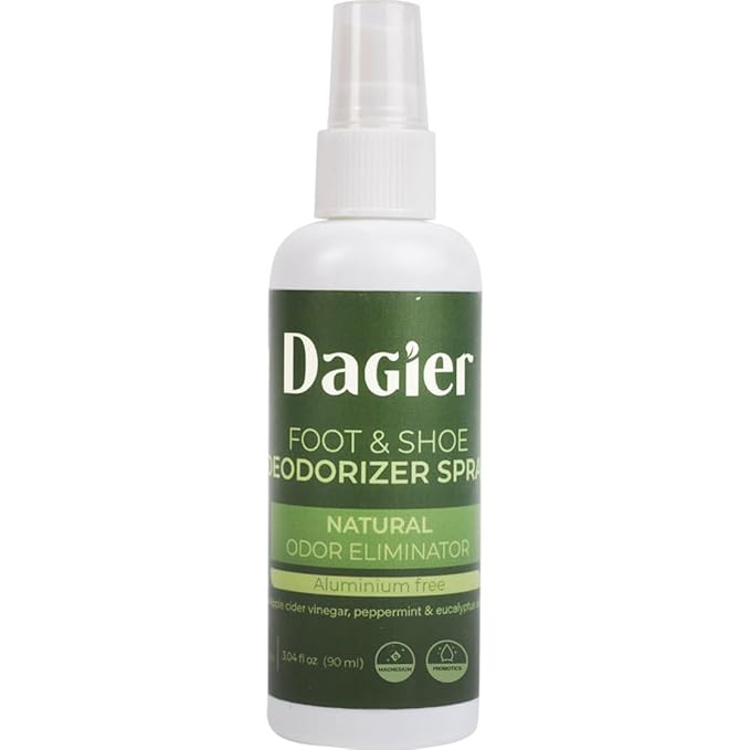 Travel Size Foot Spray with Magnesium – Fast-Acting Odor & Moisture Control – Natural Refreshing Spray for Feet On-the-Go