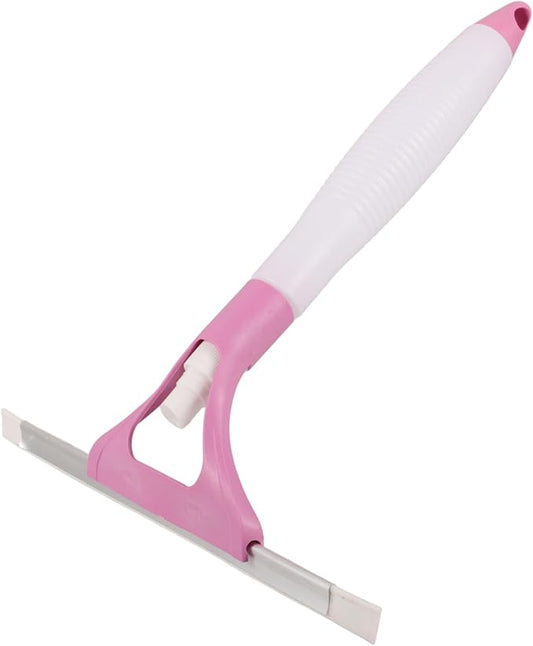 Window Cleaning Tool Shower Glass Squeegee Microfiber Spray Mop for Bathroom Random Color
