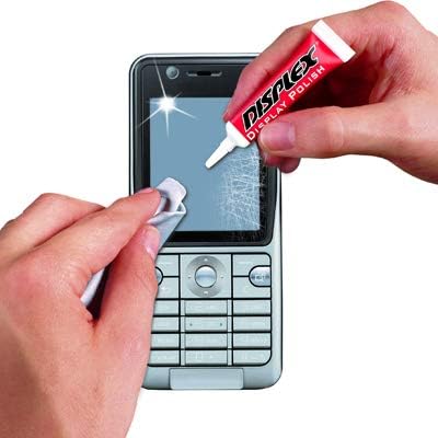 Displex Plastic Polish Revitalizer Scratch Remover for Cell Phone LCD Screens w/Microfiber Cloth