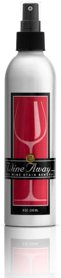 Wine Away Red Wine Stain Remover, Aluminum Signature Collection, 8oz bottle
